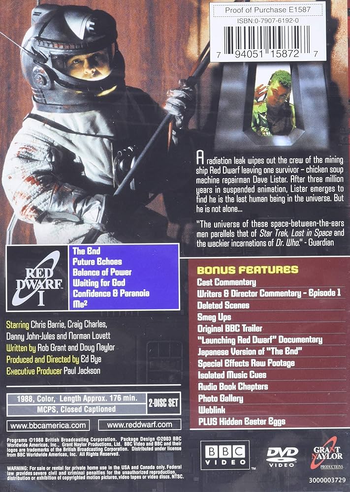 (未使用･未開封品)Red Dwarf: Series 3 [DVD] [Import] 91eA8VntCuL._UF350,350_QL50_.jpg
